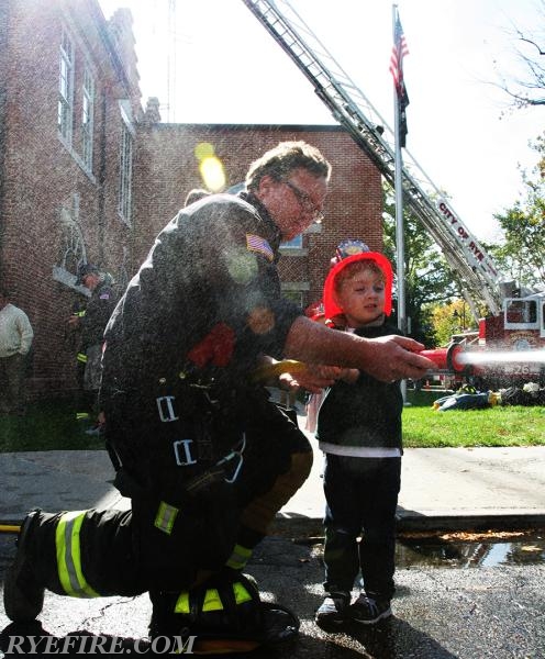 Rye FD Fire Prevention Week Open House 10/12/15.  Photo by Lt. Lester Millman 